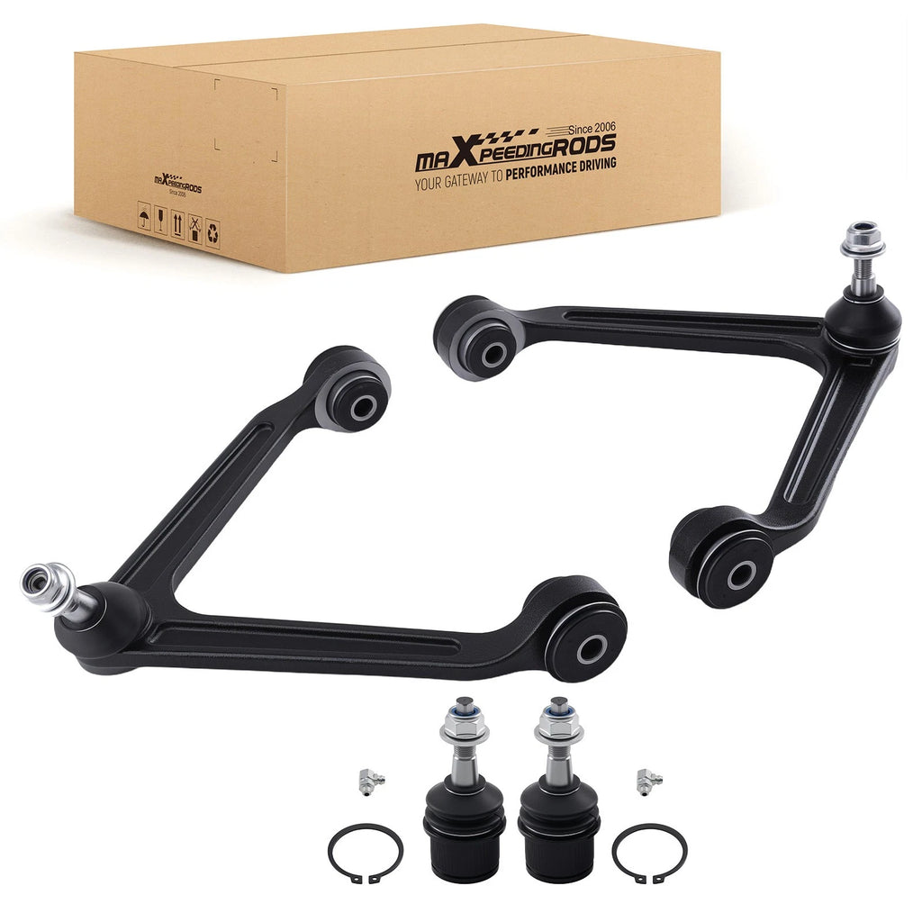Set of 4 Front Upper Control Arms Lower Ball Joints for Dodge Durango Aspen (2004–2009)