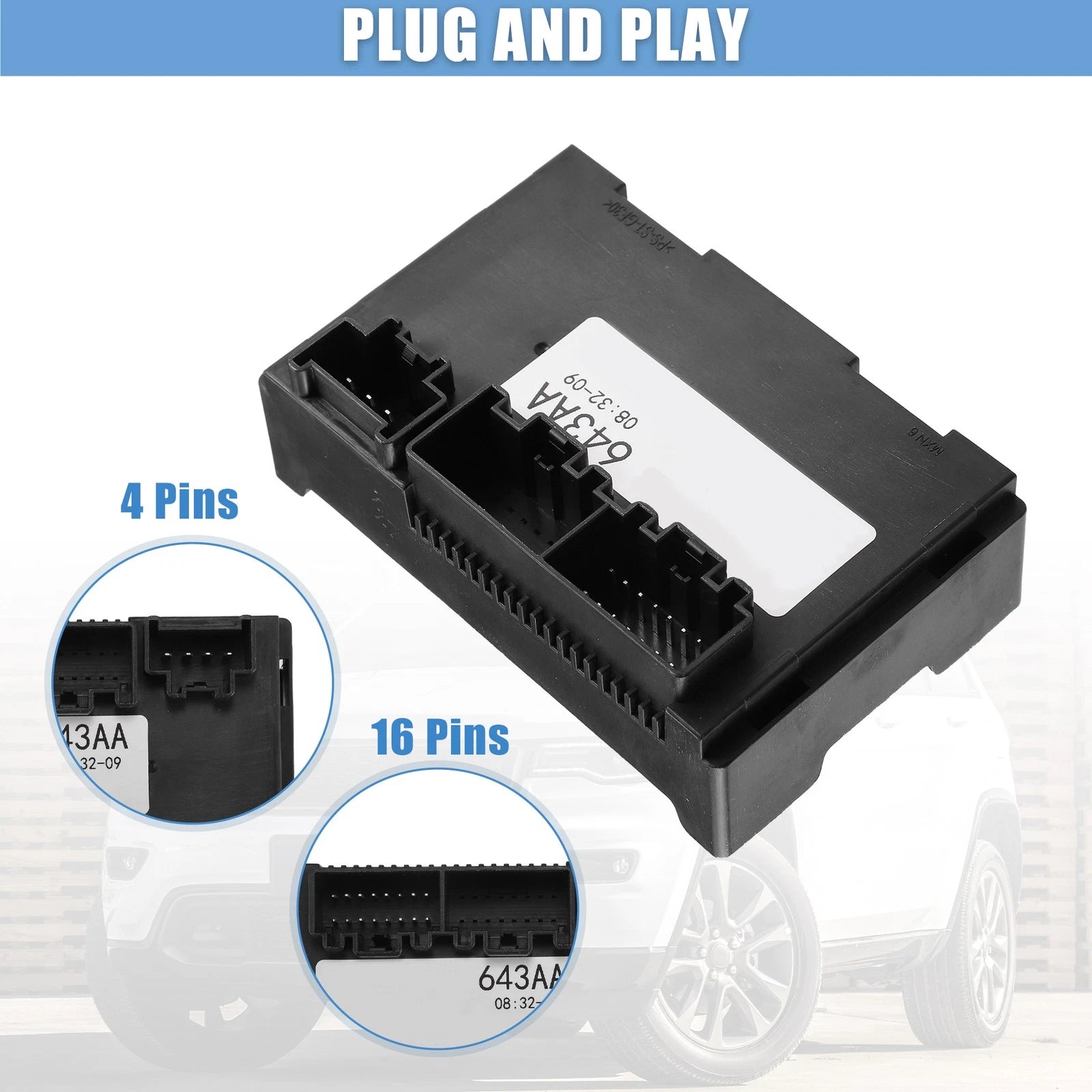 Transfer Case Control Module for Dodge Durango (2011–2013) No. 68395643AA