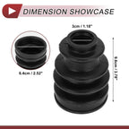 Outer CV Joint Boot Kit w/ Clamps for Mercedes-Benz C350 (2006-2015)