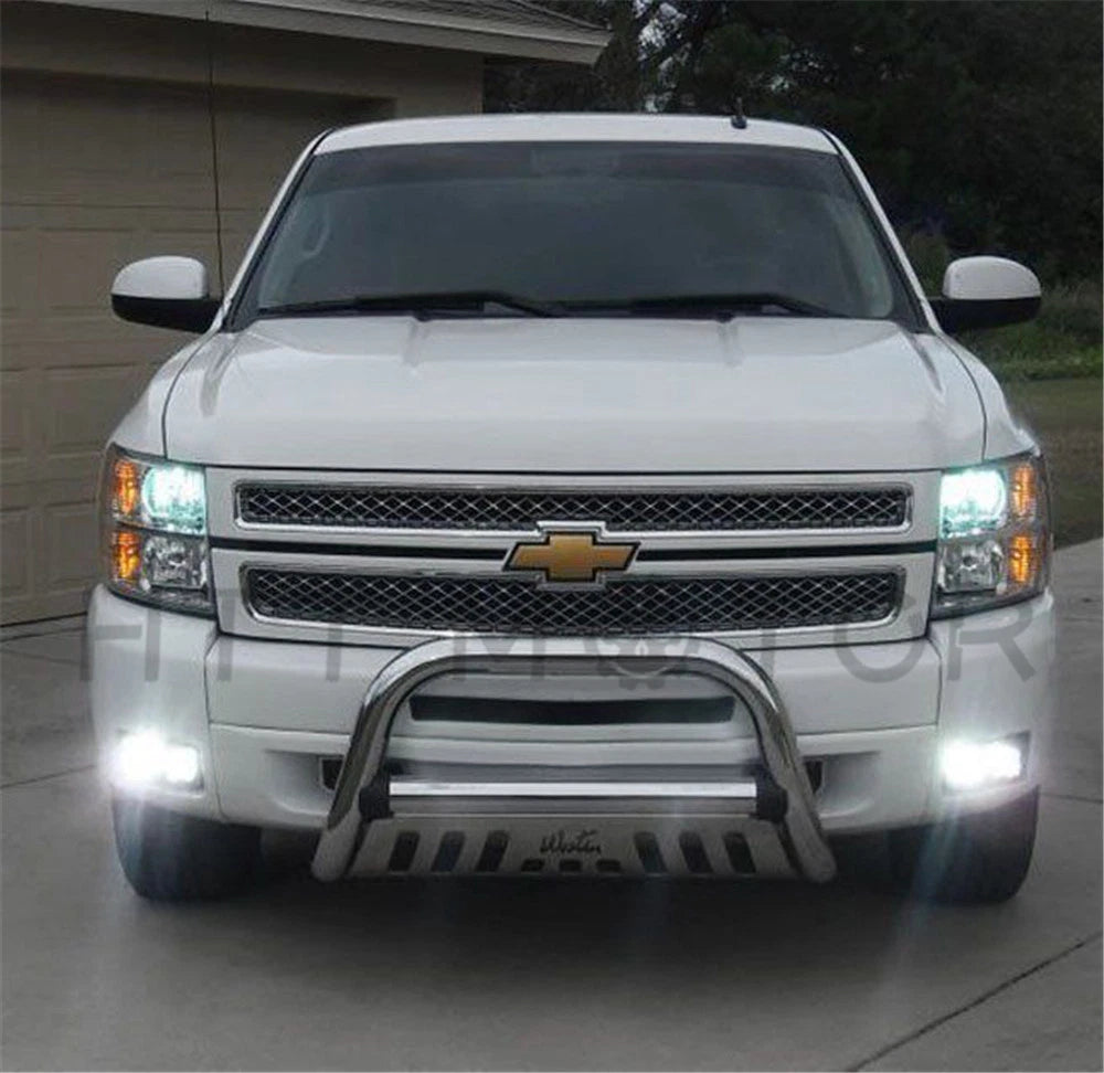 80W CREE LED Pods for Chevy Silverado (2007–2014) - Foglight Bracket/Wiring