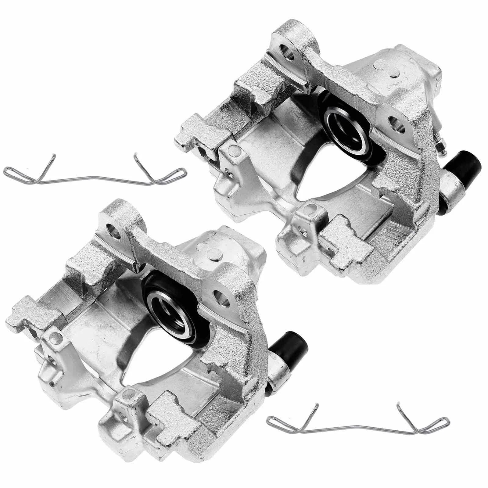 Pair Rear Disc Brake Caliper with Bracket for Mercedes-Benz C250 C350 (2012–2015)