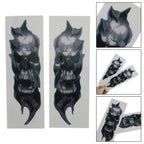 2X Front Fork Skull Decals for Motorcycle Touring T9
