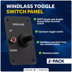 2-Pack Toggle Anchor Windlass Switch for Various Boats (12V) - FO3740