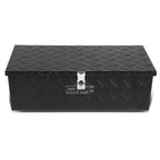 Aluminum Black Pickup Trunk Bed Tool Box for Trailer Storage (30"x13"x10")