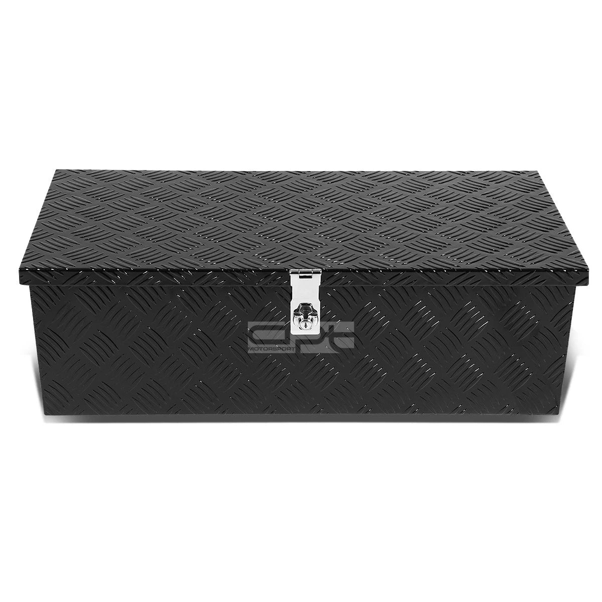 Aluminum Black Pickup Trunk Bed Tool Box for Trailer Storage (30"x13"x10")