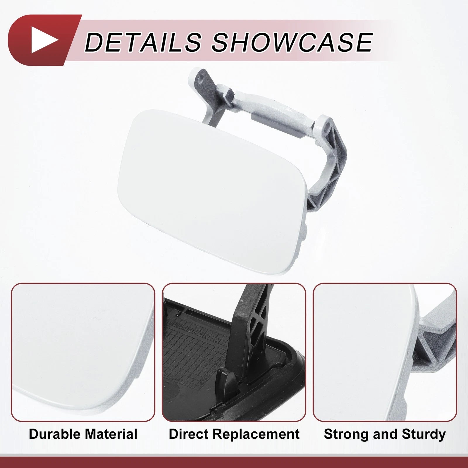 Washer Nozzle Cover Cap for Audi A4 A4 Quattro (2013) - White