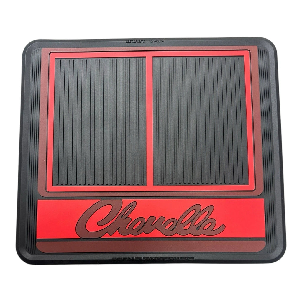 Red Rubber Floor Mats Set for 1964-1973 Chevrolet Chevelle
