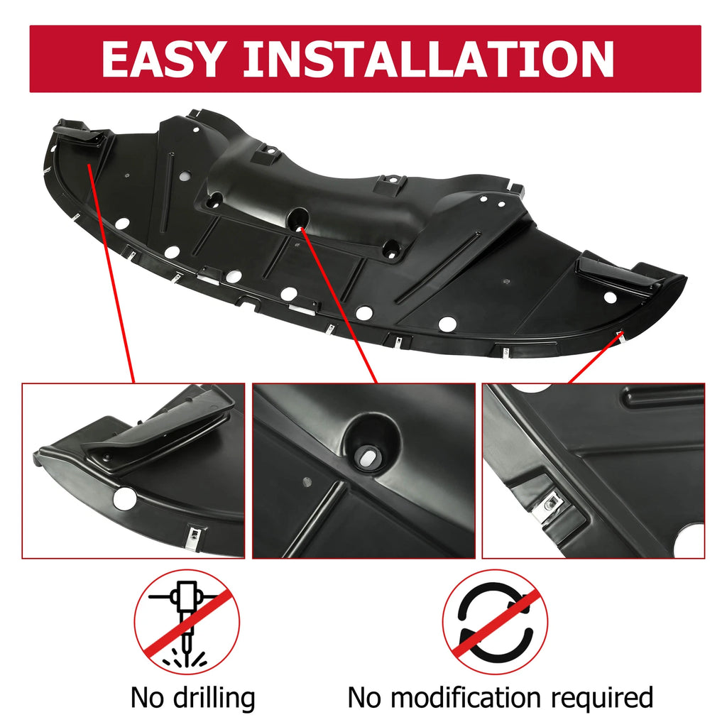 Front Engine Splash Shield for Dodge Charger RWD (2015-2023)