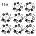 Set of 8 Carburetor Diaphragm Gasket Kit for ZAMA RB-29 RB29 C1U