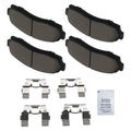 Set of 4 Front Ceramic Brake Pads for Chevrolet Equinox/Ford Explorer Ranger D833