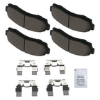 Set of 4 Front Ceramic Brake Pads for Chevrolet Equinox/Ford Explorer Ranger D833