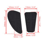 3X Fuel Petrol Tank Knee Pads for Triumph Bonneville T100 T120 Bobber (2016–2023)