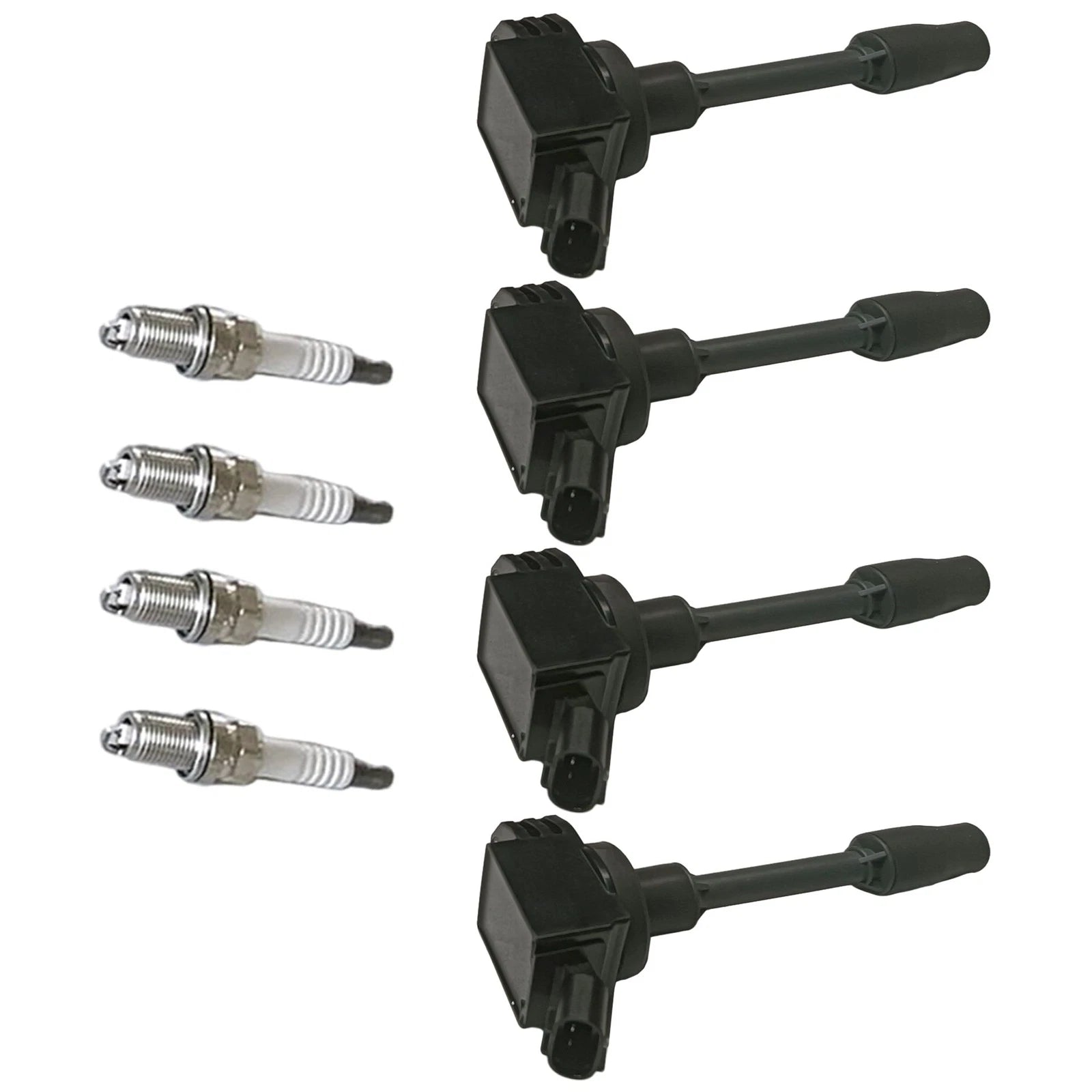 Set of 4 Ignition Coils & Spark Plugs for Toyota Camry RAV4 (2019–2020)