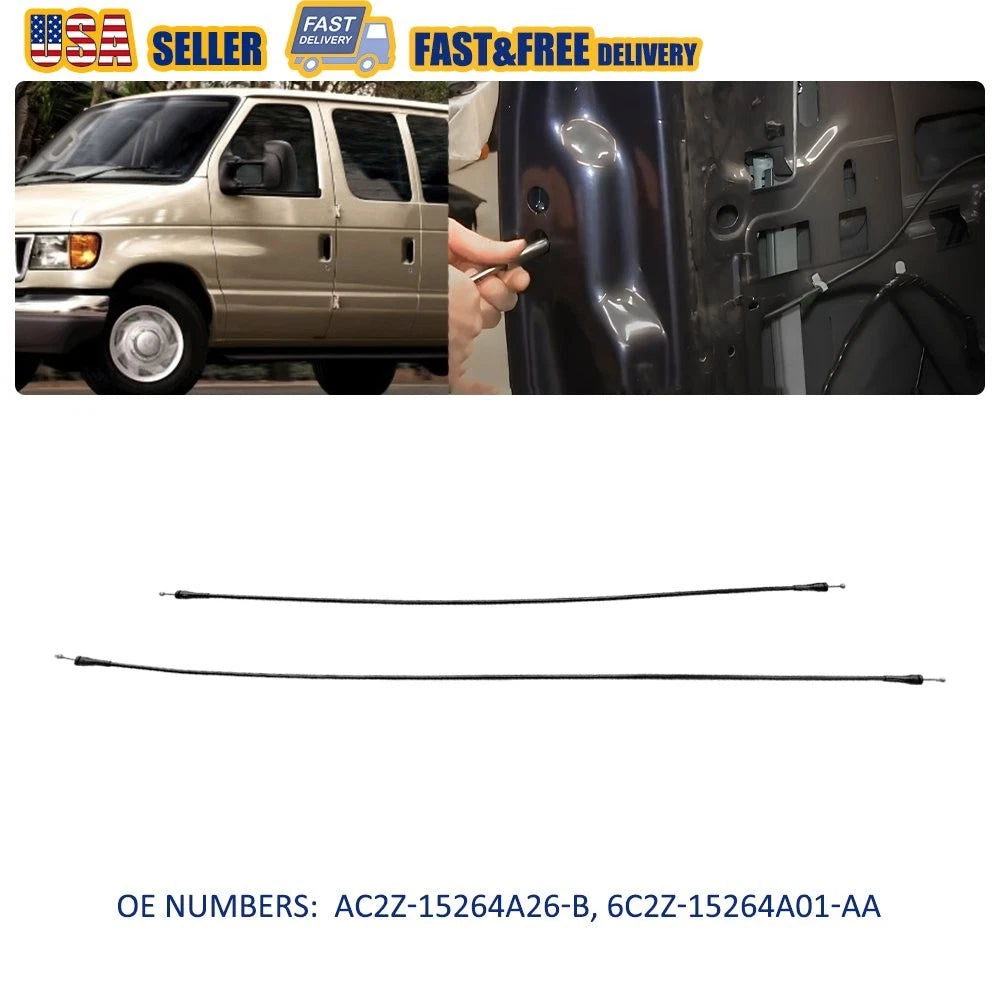 Side Cargo Door Latch Release Cable for Ford E150 E250 E350 (2004–2014)