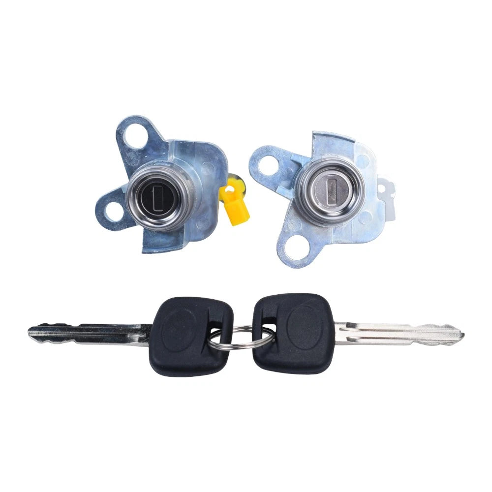Pair Door Lock Cylinder Switch w/Keys for Chevy Prizm Toyota Corolla (1998–2002)