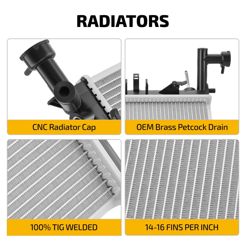 Aluminum Radiator for Ford Focus (2000–2007)