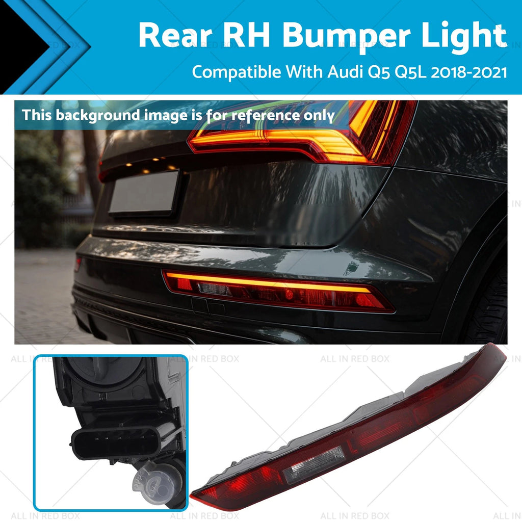 Rear Right Bumper Lamp Brake Stop Light for Audi Q5 (2018–2021) 80A945070