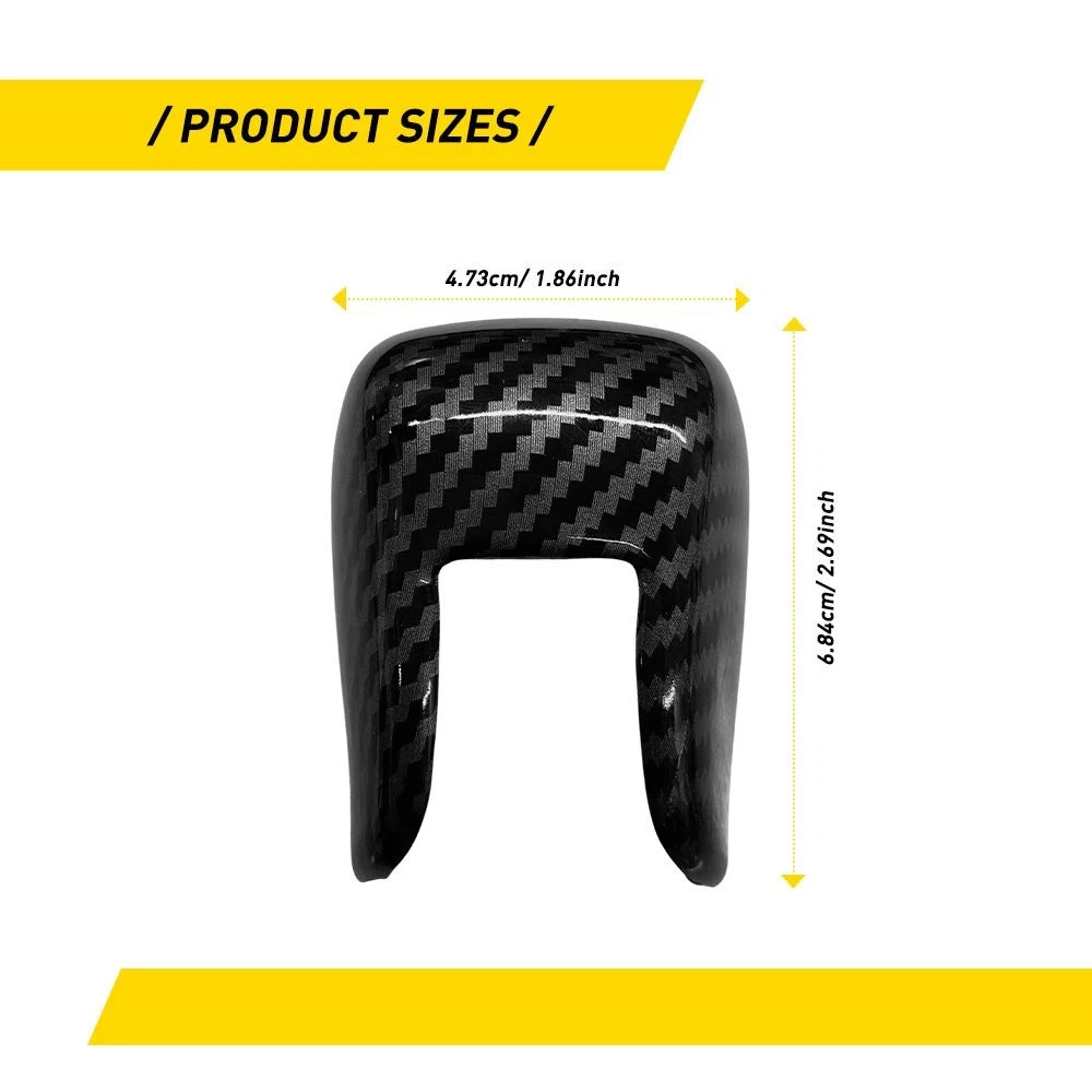 Carbon Fiber Gear Shift Knob Cover Trim for Honda Civic Accord (2022–2025)
