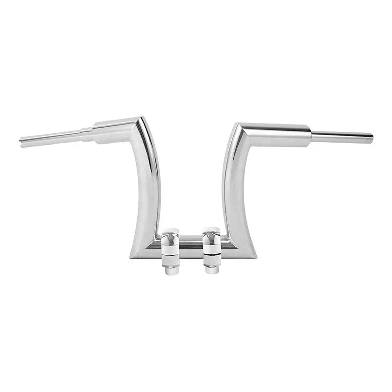 14in Rise 2in Hanger Bar Risers for Harley Softail Chrome
