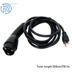 Charger Power Cord Assembly for ICON EV Golf Cart (120V)