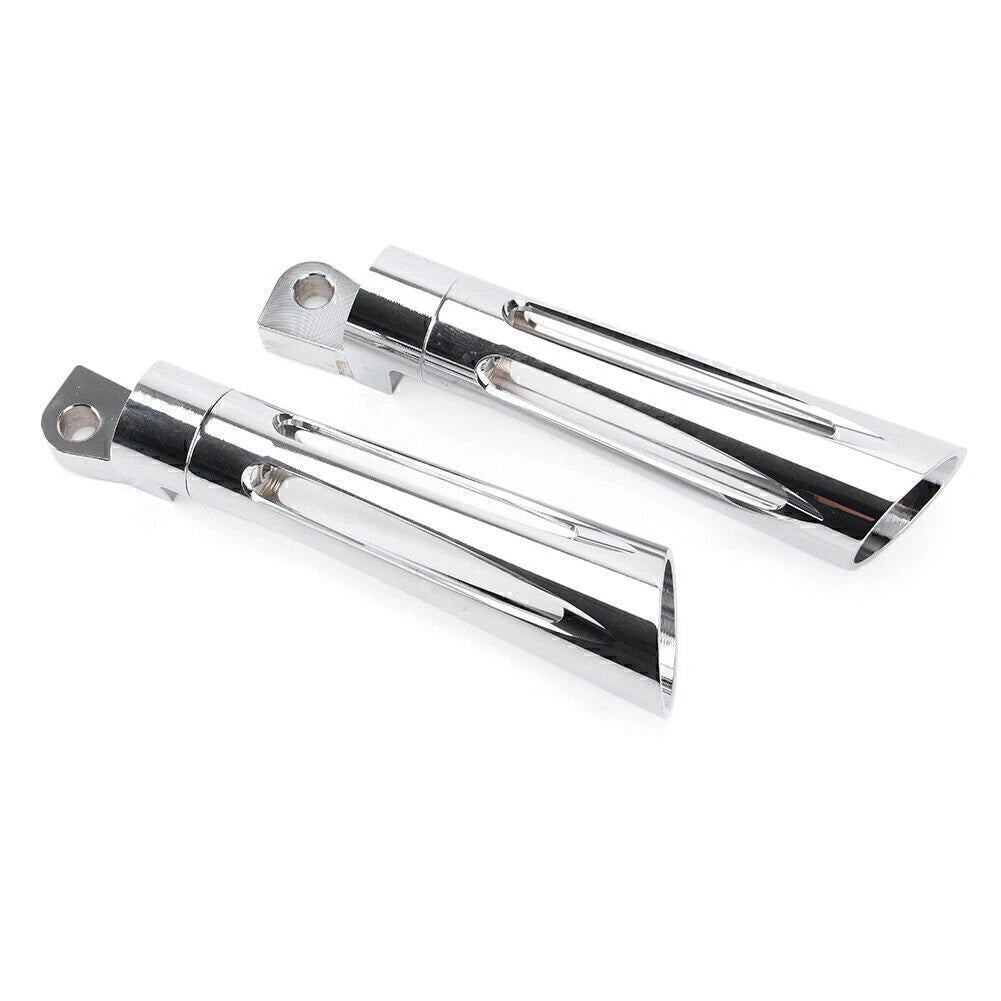 2X Racing Foot Pegs for Harley FXSB/SE FXS FXCW/C XL 1200N/1200T (2010–2017) Chrome