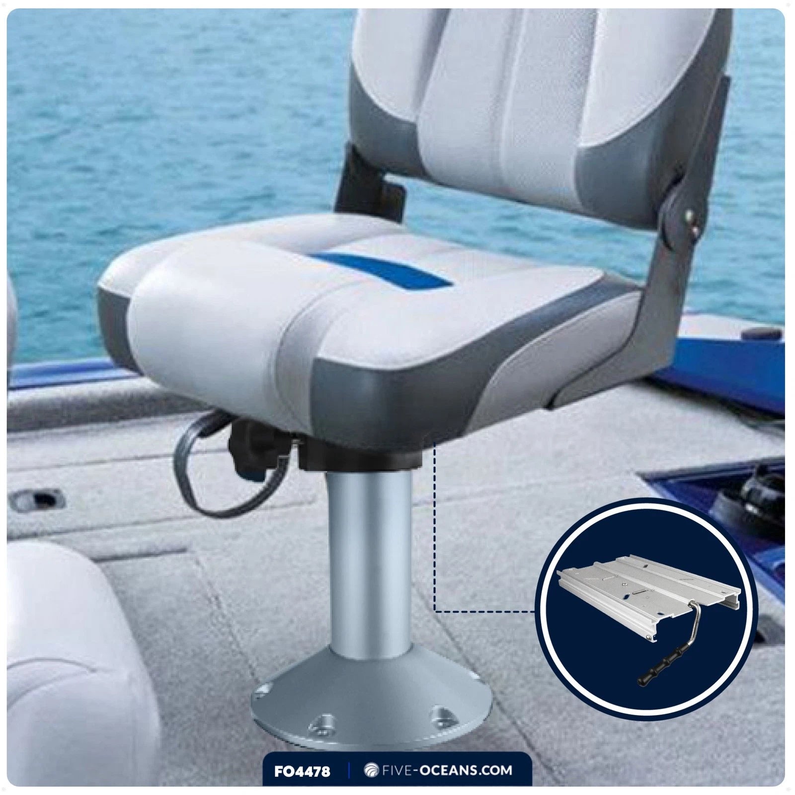 Marine Boat Seat Slide for FO4476 & FO4477