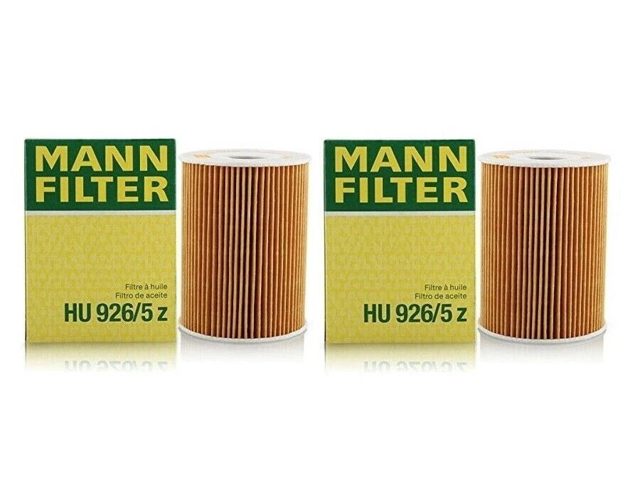 Set of 2 Engine Oil Filters Mann HU9265Z for BMW E90 E92 E93 M3 (2008–2013)