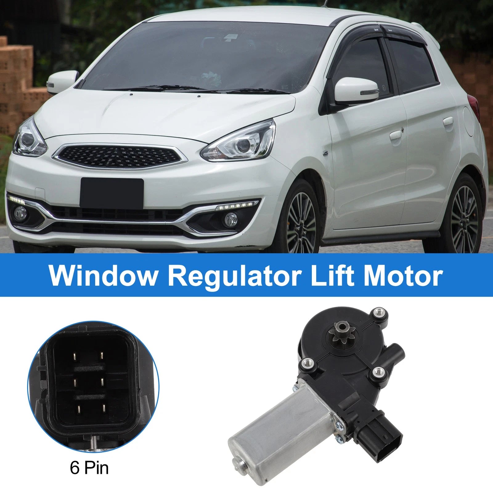 Power Window Regulator Lift Motor for Mitsubishi Mirage (2014–2020) No.5713A379