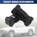1 Pair Latch Bumpers for Chevrolet S10, GMC Sonoma (1994–2004) 15726082 Rubber Black