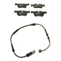 Hella Rear Low-Met Disc Brake Pad w/Sensor for BMW F39 F44 F48 F54 F55 F56 (2018–2023)