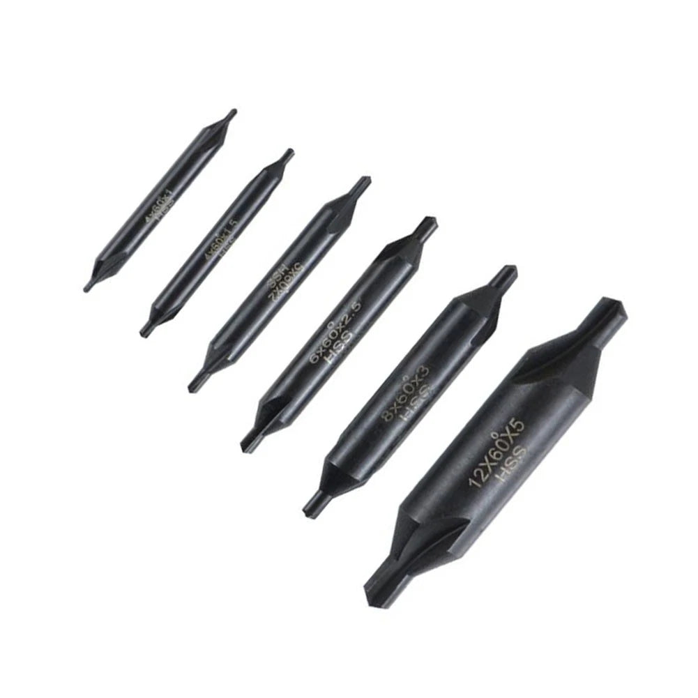 6 Piece HSS Countersink Drill Bits Set (1mm–5mm)