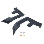 Pair of Headlight Bezel Molding Trim for Ford F150 (2015–2017) Gray
