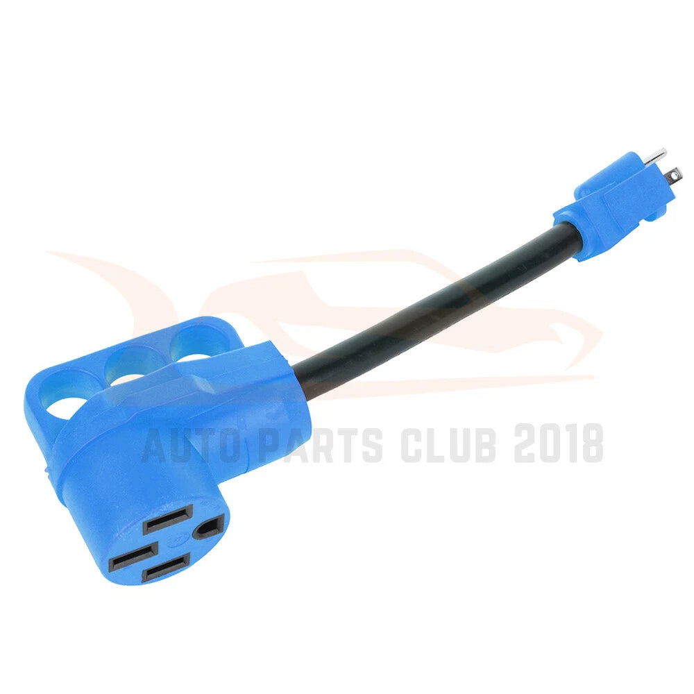 50 Amp to 15 Amp Adapter Cord 5-15P Male to 14-50R Female for RV Trailer (N/A)
