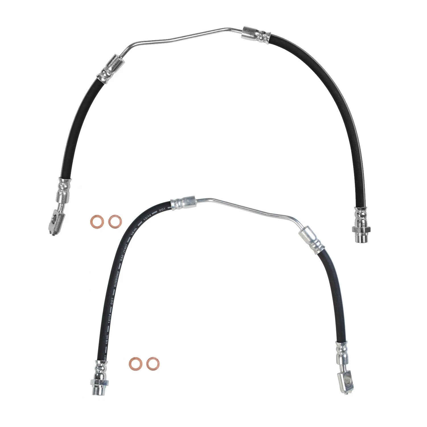 Sunsong 2X Rear Brake Hydraulic Hose Kit for BMW E53 X5 (2000–2006)