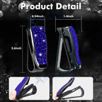 2PCS Universal Car Sun Visor Glasses Clip for Sunglasses Holder (-)