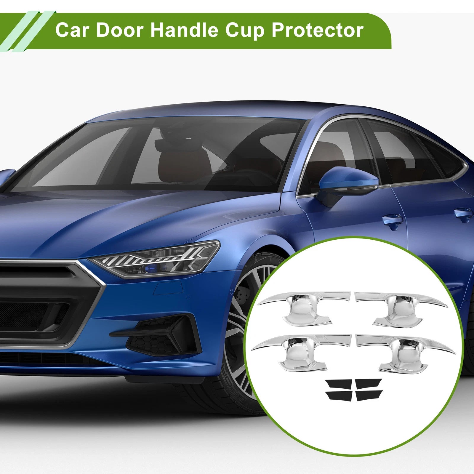 Chrome Door Handle Cup Protector for Toyota Camry 