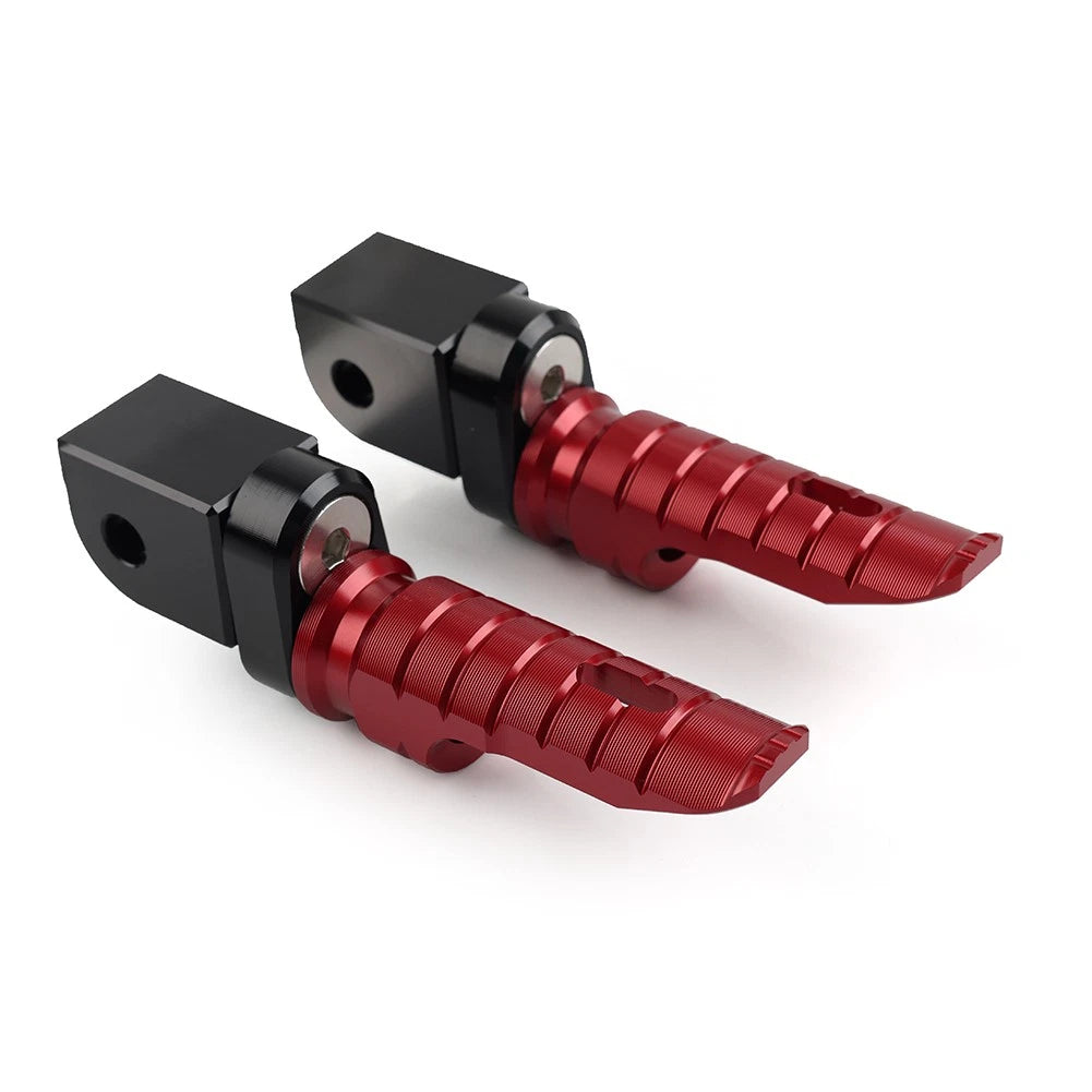 Front Footrests Foot Pegs Red for VOGE 250RR 350AC 525AC 300AC 500AC (2022)