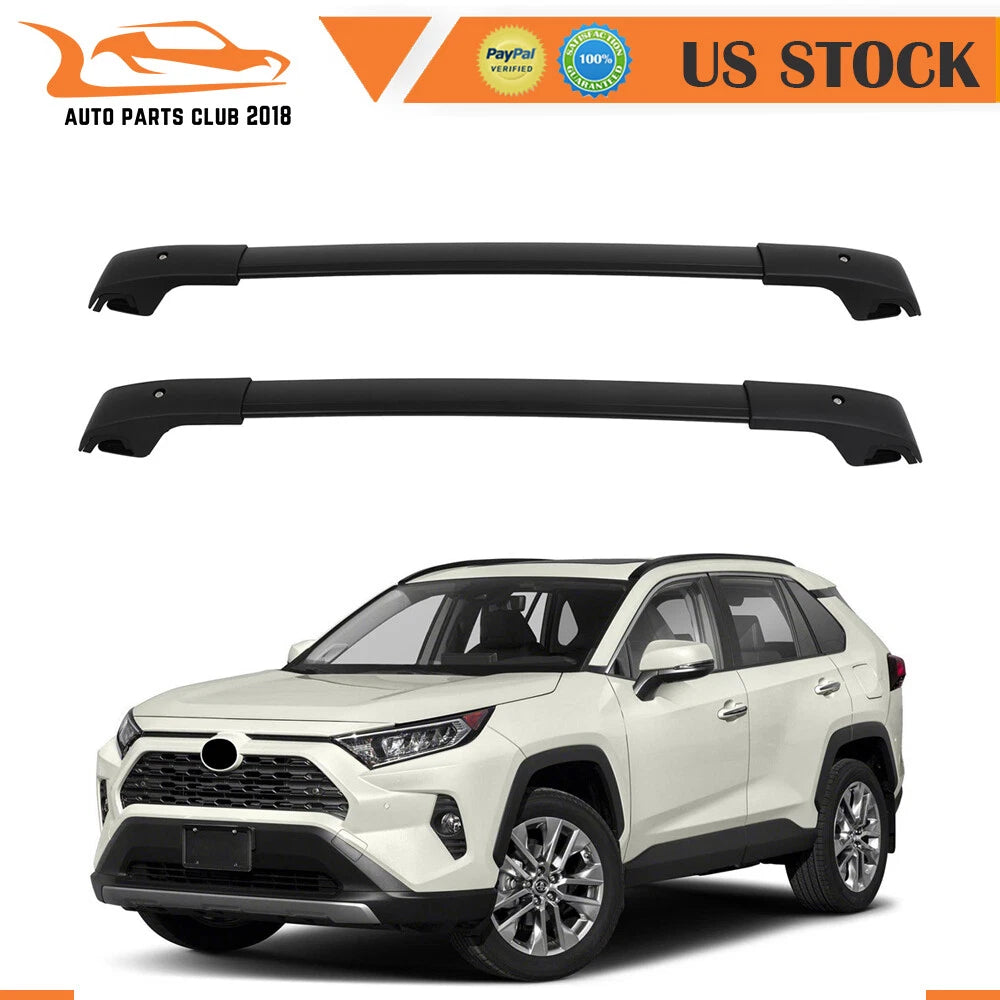 Set of 2 Aluminum Roof Racks for Toyota RAV4 (2013–2018)