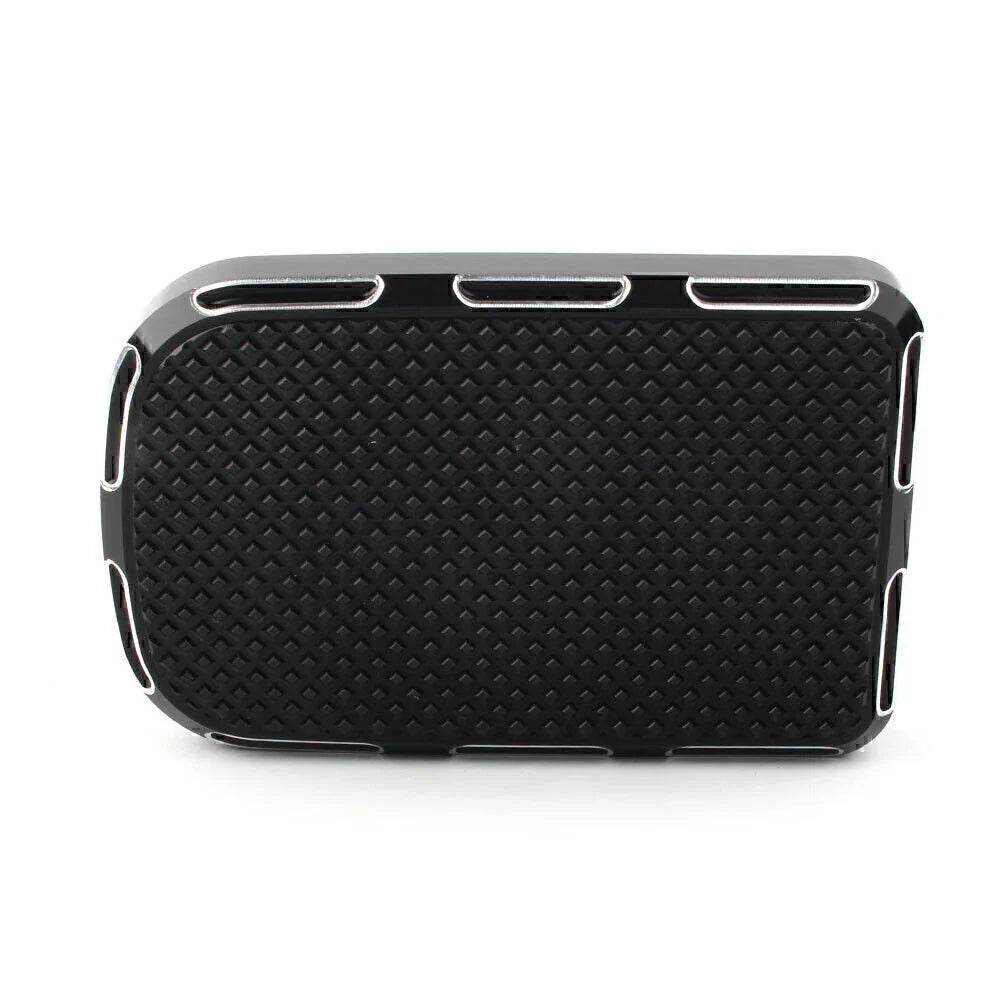 Black CNC Brake Pedal Pad Cover for Harley Touring Electra Street Tri Glide (2009-2023)