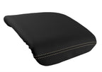Leather Console Lid Armrest Cover for Honda Pilot (2003–2008) Beige Stitch