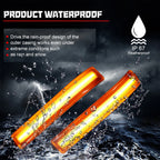 Clear Lens Amber LED Side Mirror Marker Lights for F-150 (2009–2014)
