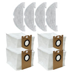 Set of 4 Mop Cloths & 4 Dust Bags for VONKO S6 Pro Robot Vacuum