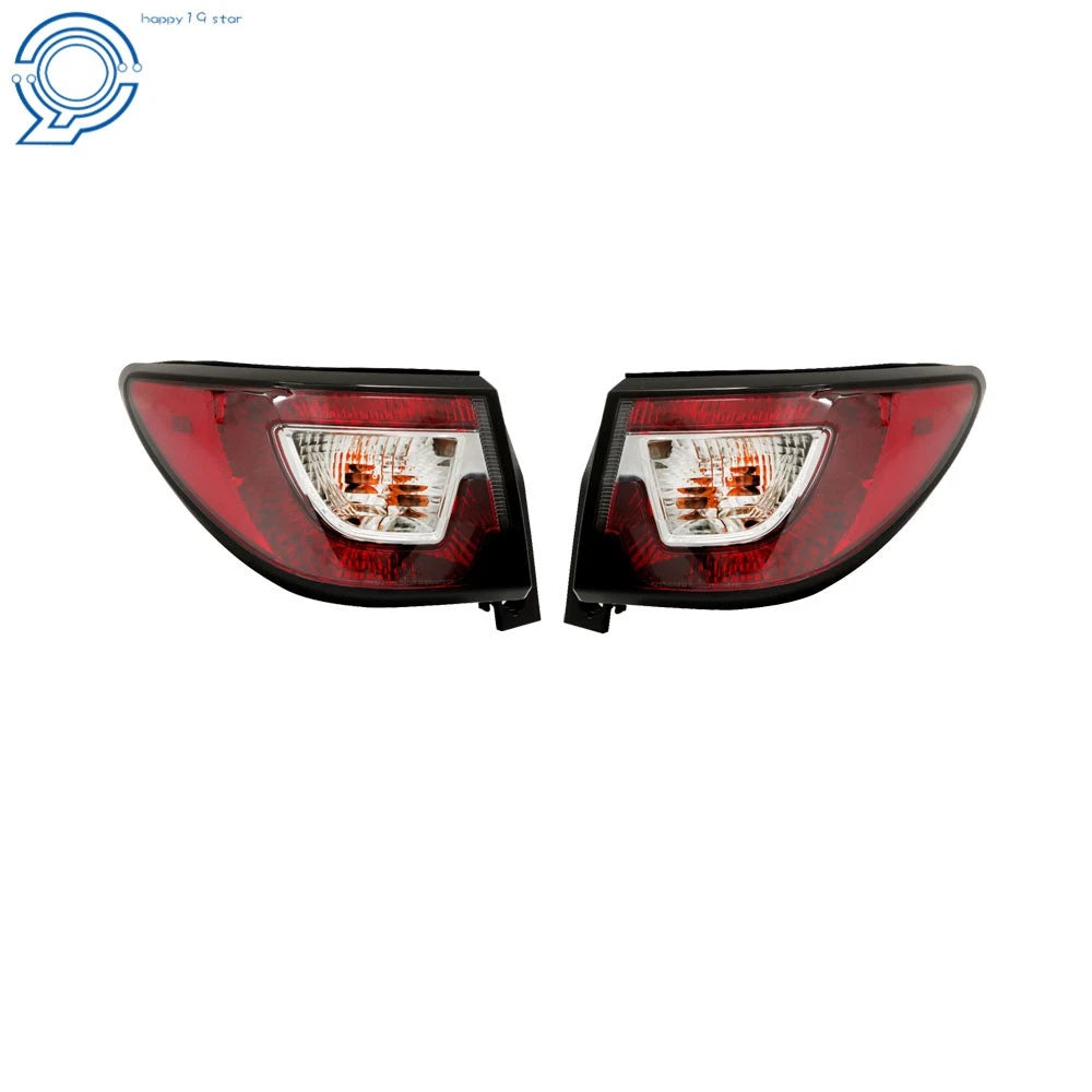 Set of 2 Clear Lens Tail Lights Assembly for Chevrolet Traverse (2013-2017)