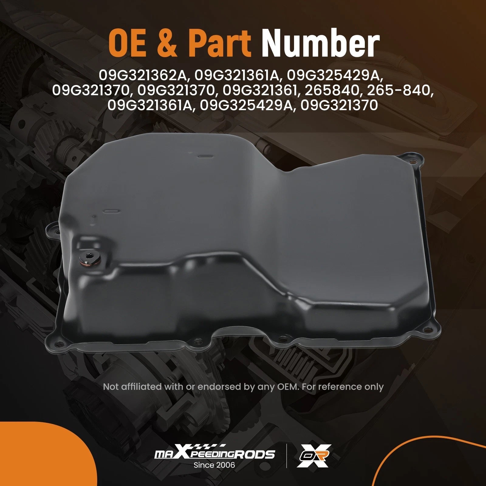 Auto Transmission Oil Pan with Gasket & Screws for Volkswagen Golf Jetta (2014–2017)