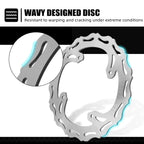Rear Brake Disc Rotor for Honda CR125R CR250R CRF250R CRF250X CRF450R CRF450X (2000–2023)