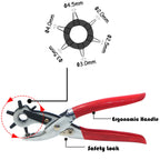 Leather Hole Punch Pliers for Heavy Duty Use