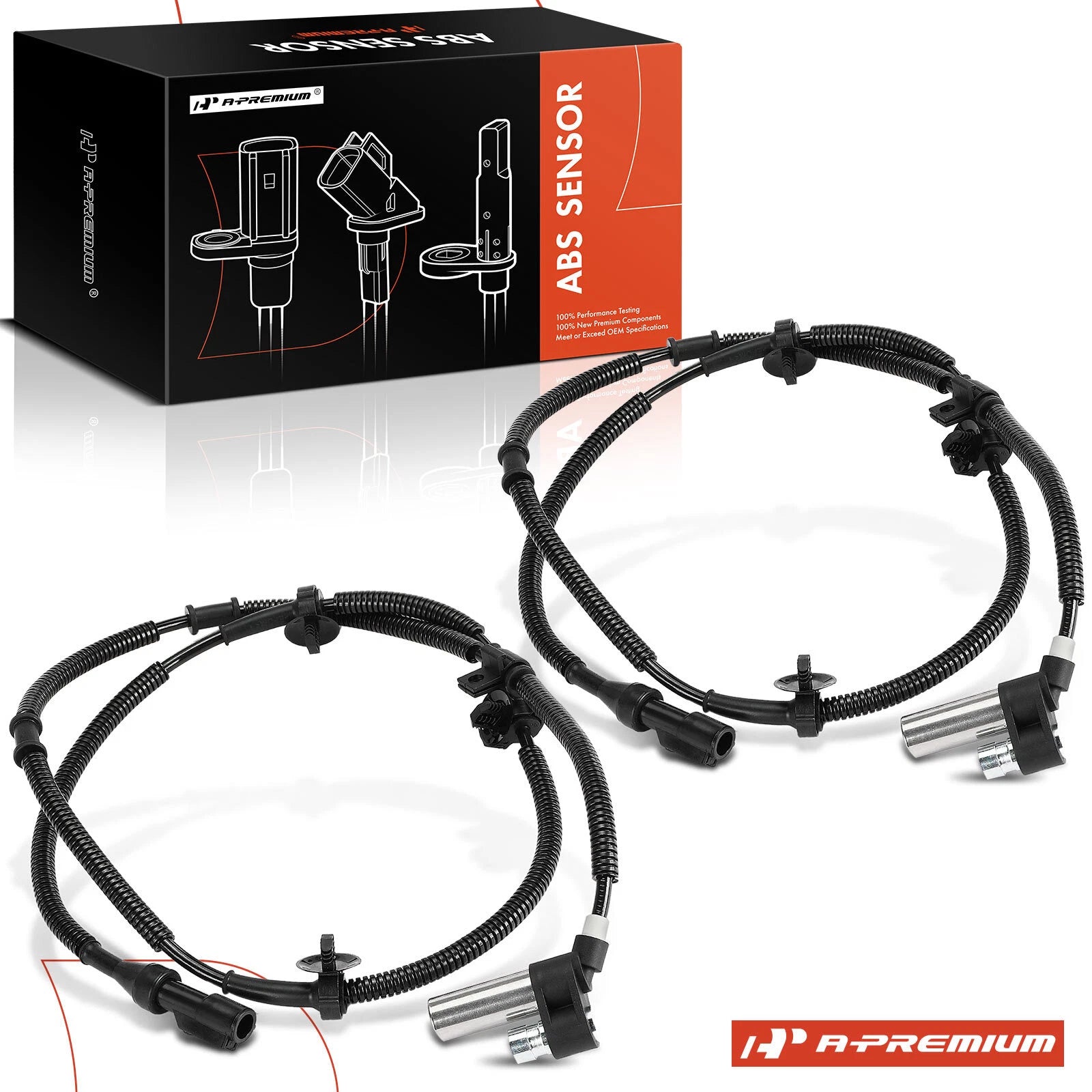 2X Front ABS Wheel Speed Sensor for Ford Ranger Mazda B2300 (1993–2011)