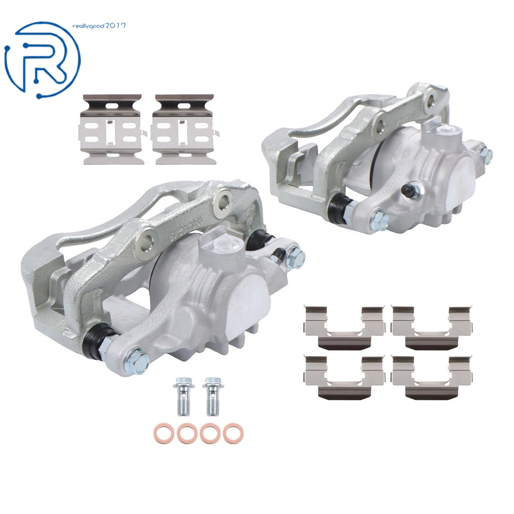 Pair Rear Brake Calipers with Bracket for Chevrolet Blazer (1998–2002)