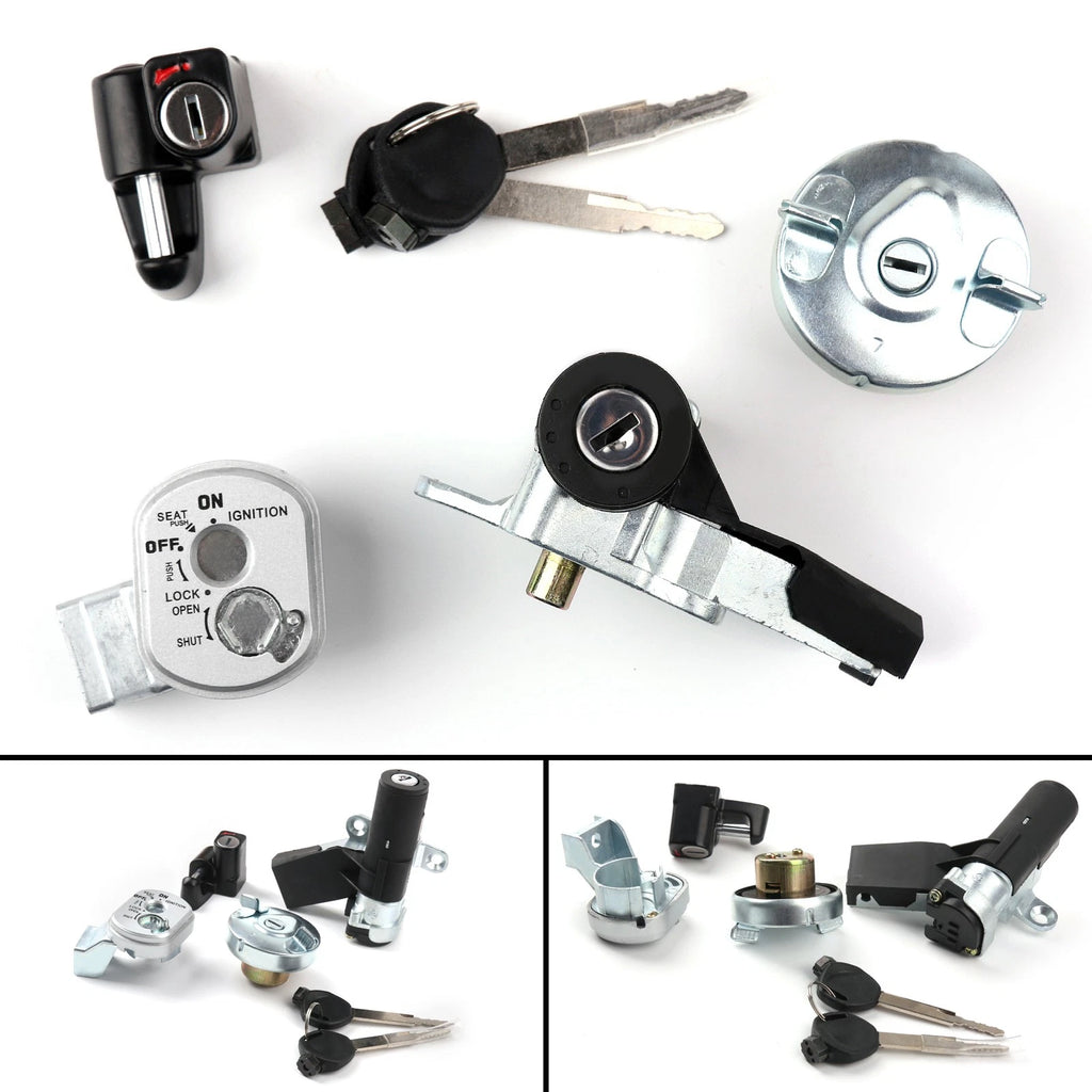Ignition Switch Fuel Gas Cap Seat Lock Key Kit for Honda NPS50 Ruckus 50 (2003–2019)