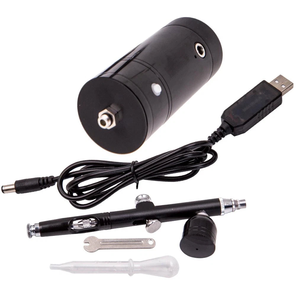 Airbrush Air Compressor Kit for Craft Paint Art (0.3mm)